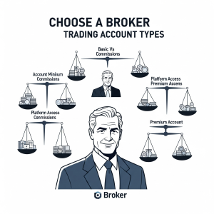 نقش حساب‌های معاملاتی در انتخاب بروکر