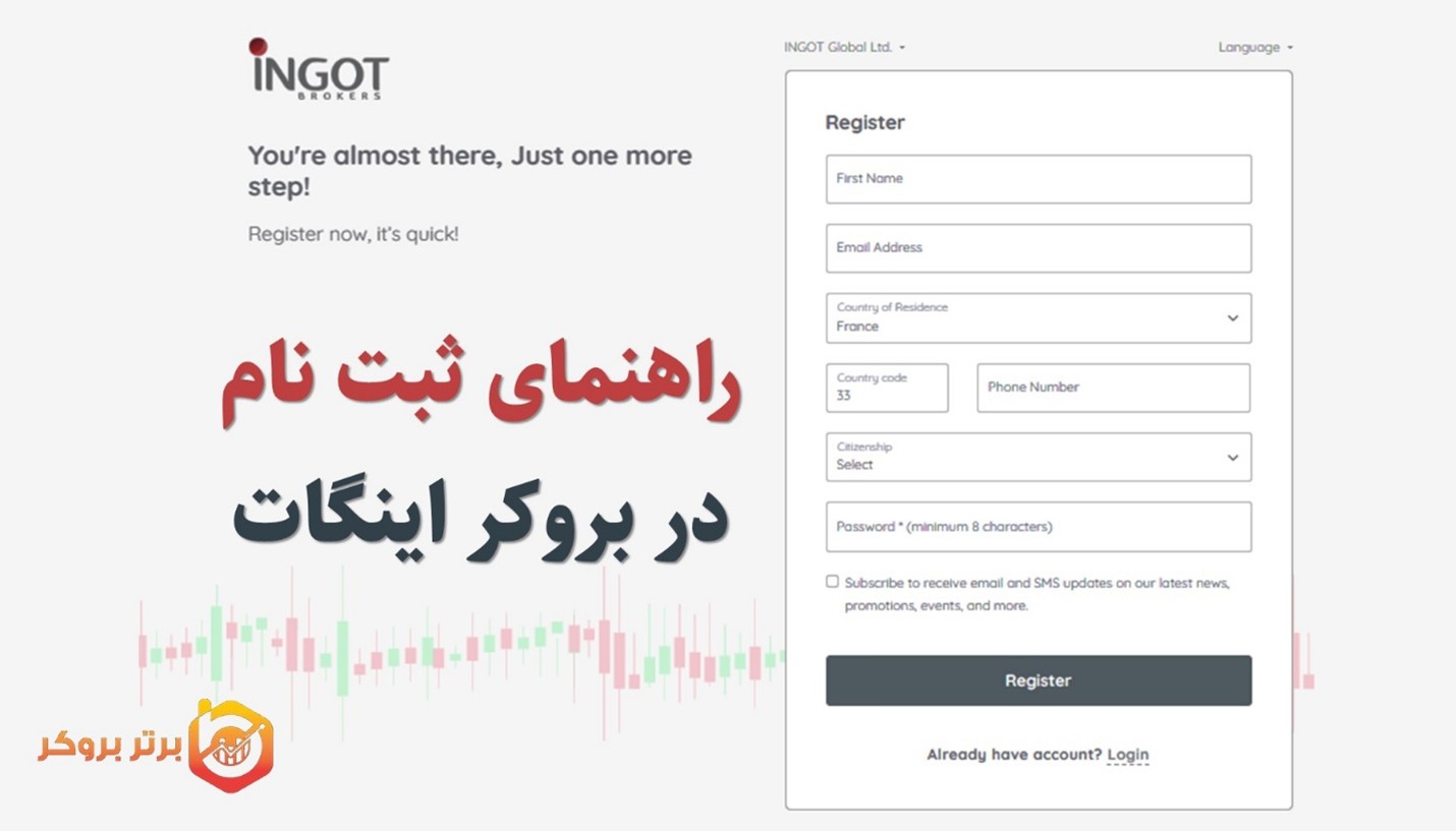 راهنمایی ثبت نام در بروکر اینگات