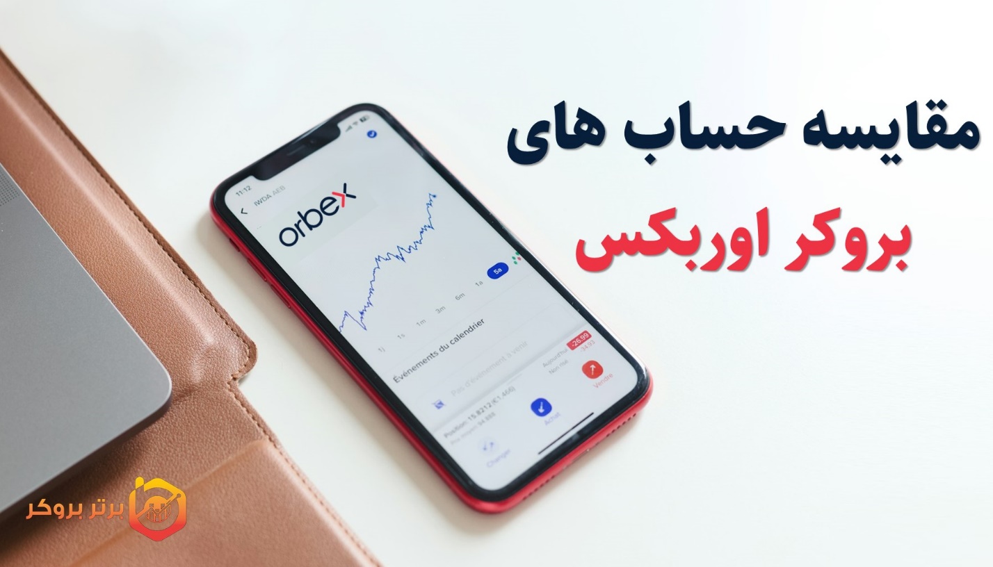 جدول مقایسه حساب ها بروکر اوربکس