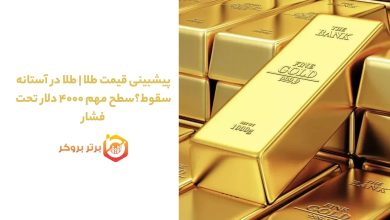 پیشبینی قیمت طلا | طلا در آستانه سقوط؟سطح مهم ۴۰۰۰ دلار تحت فشار