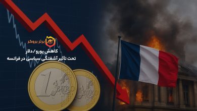 کاهش یورو/دلار تحت تأثیر آشفتگی سیاسی در فرانسه
