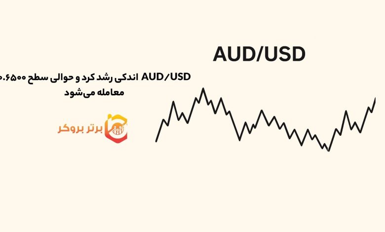 AUD/USD اندکی رشد کرد و حول سطح ۰.۶۵۰۰ معامله می‌شود