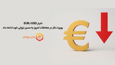 اخبار EUR/USD | یورو/دلار در معاملات امروز به مسیر نزولی خود ادامه داد