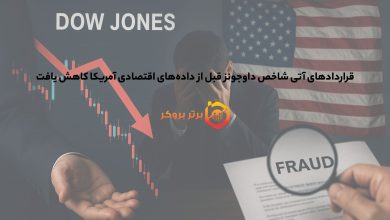 قراردادهای آتی شاخص داوجونز قبل از دادههای اقتصادی آمریکا کاهش یافت