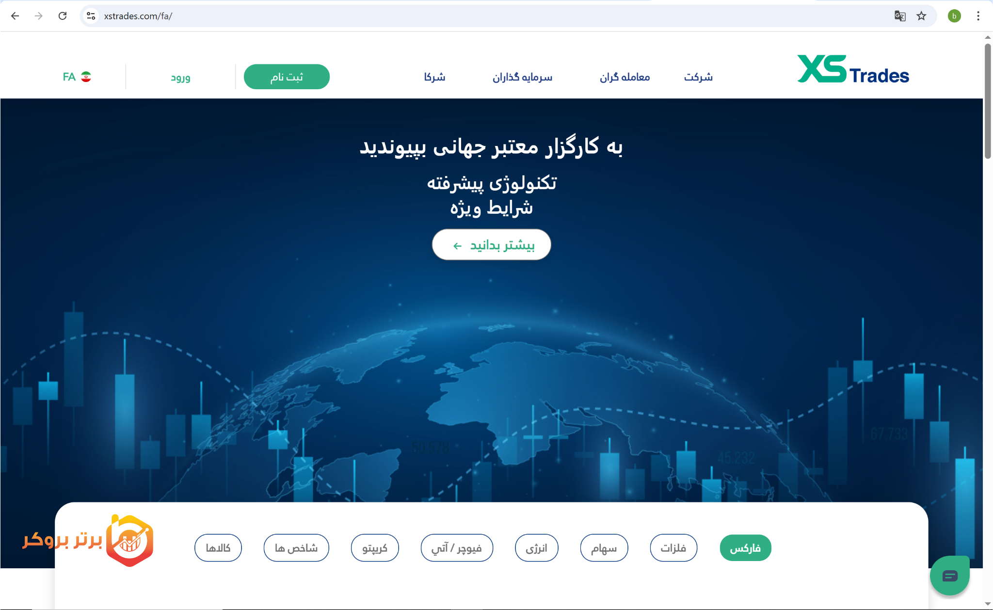XS broker HomePage
