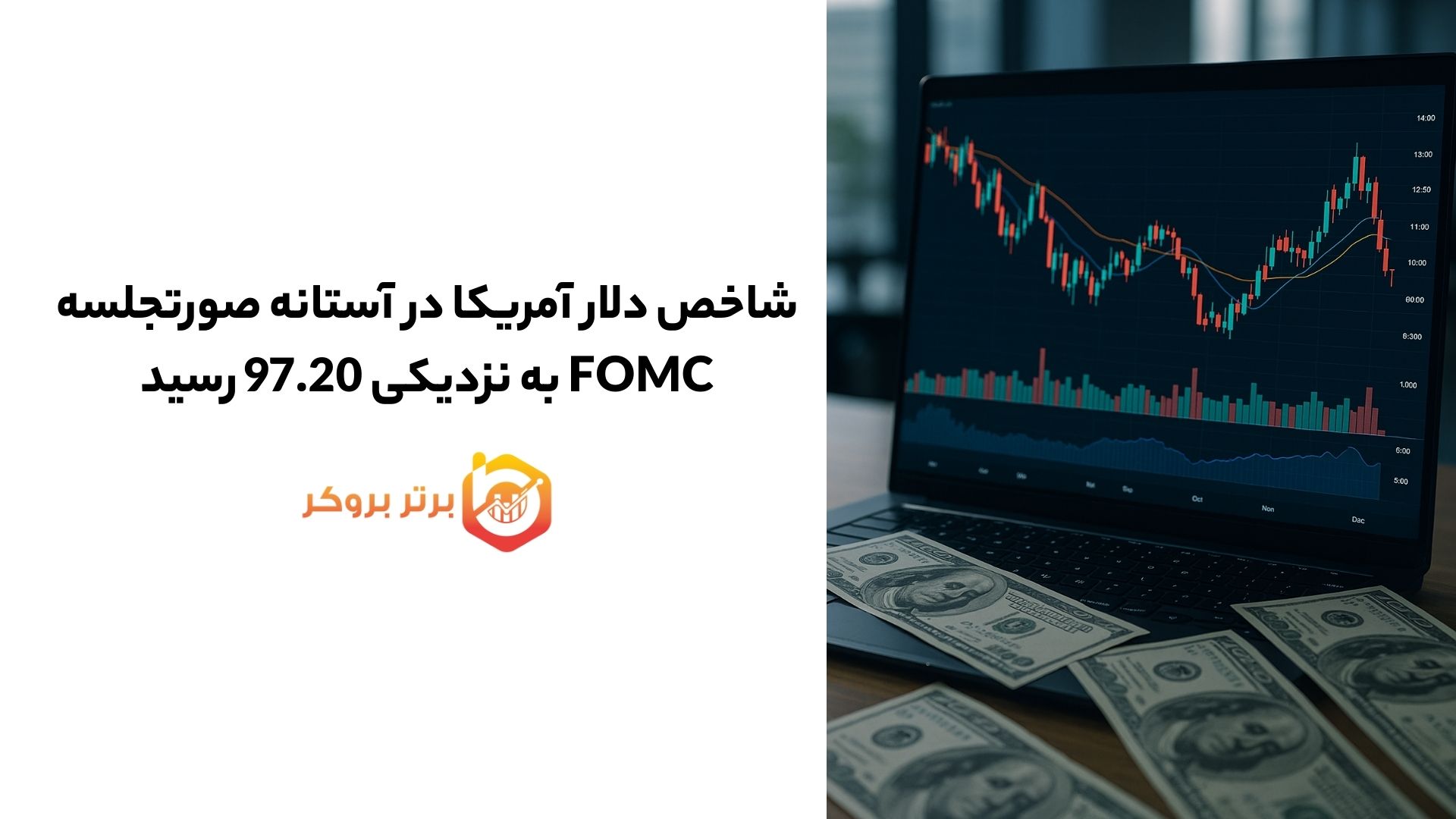 شاخص دلار آمریکا در آستانه صورتجلسه FOMC به نزدیکی 97.20 رسید