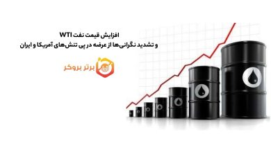 افزایش قیمت نفت WTI و تشدید نگرانیها از عرضه در پی تنشهای آمریکا و ایران
