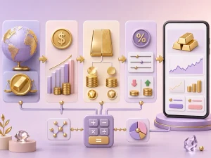 فرمول محاسبه طلا آنلاین در پلتفرمها چگونه است؟