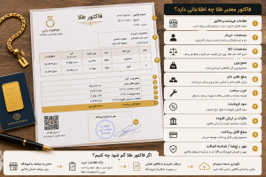 فاکتور معتبر طلا چه اطلاعاتی باید داشته باشد؟