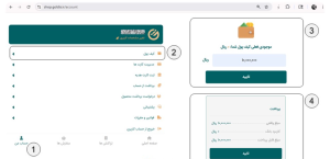 شارژ کیف پول طلاسی