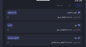 روش‌های واریز وجه در آبان تتر