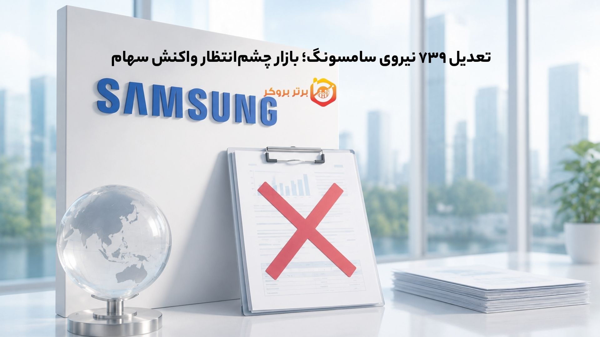 تعدیل ۷۳۹ نیروی سامسونگ؛ بازار چشمانتظار واکنش سهام
