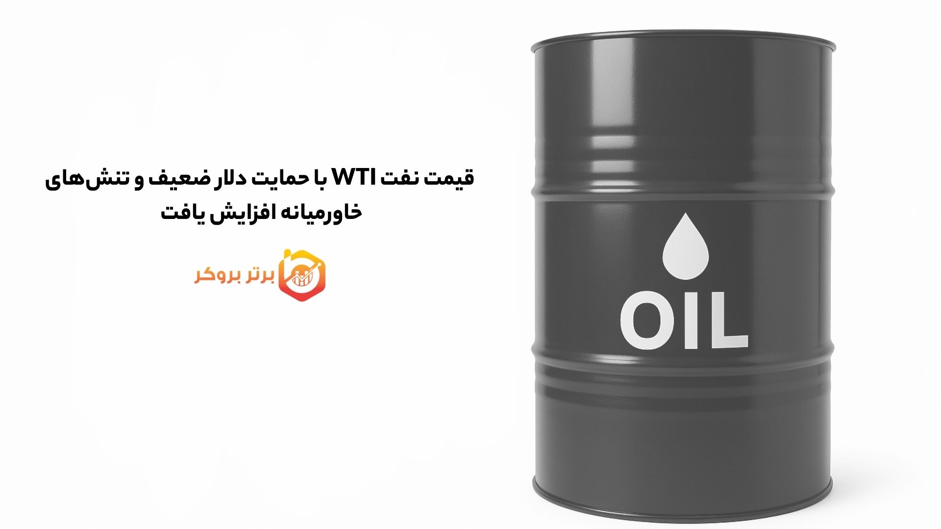 قیمت نفت WTI با حمایت دلار ضعیف و تنشهای خاورمیانه افزایش یافت
