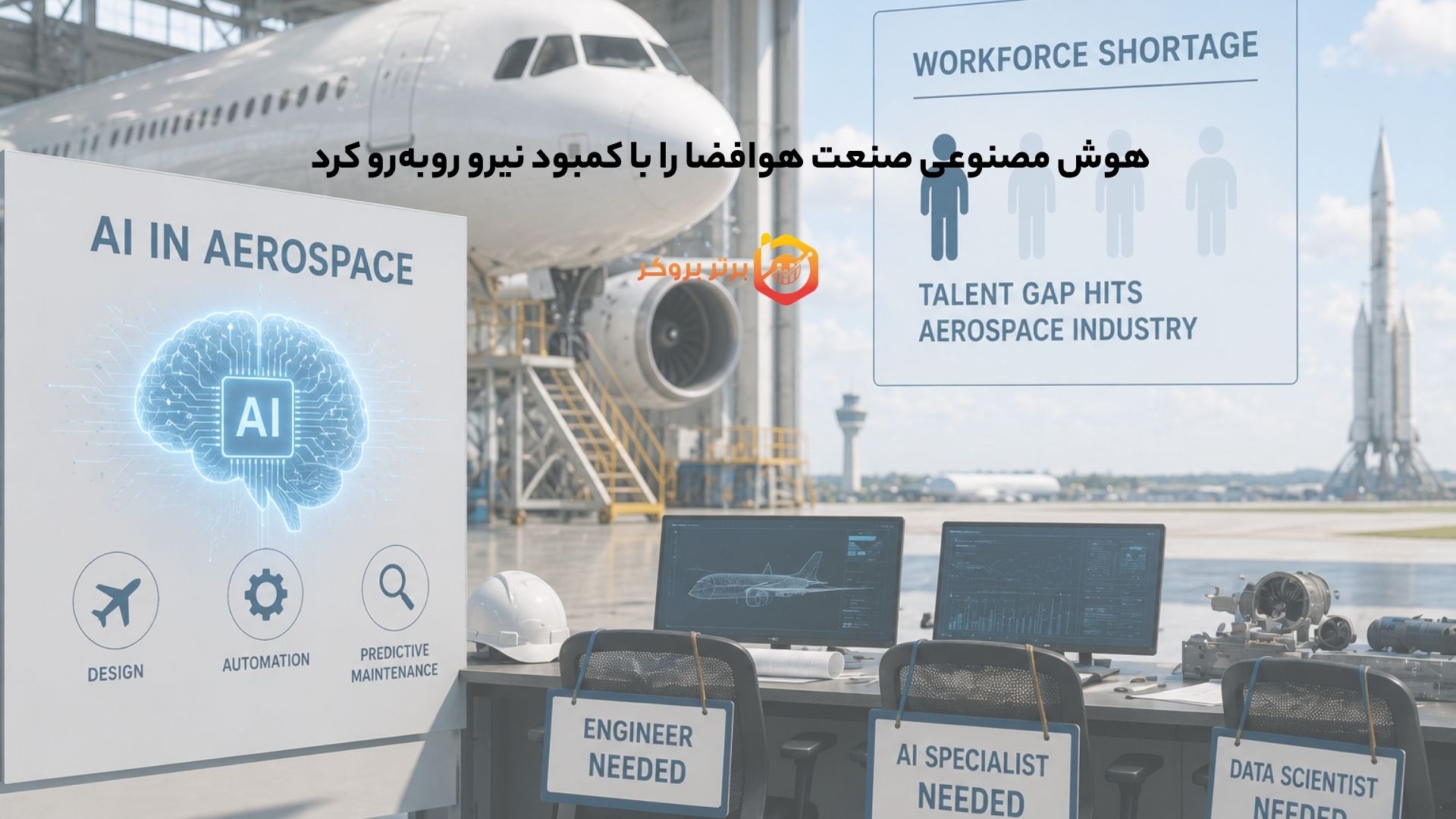 هوش مصنوعی صنعت هوافضا را با کمبود نیرو روبهرو کرد
